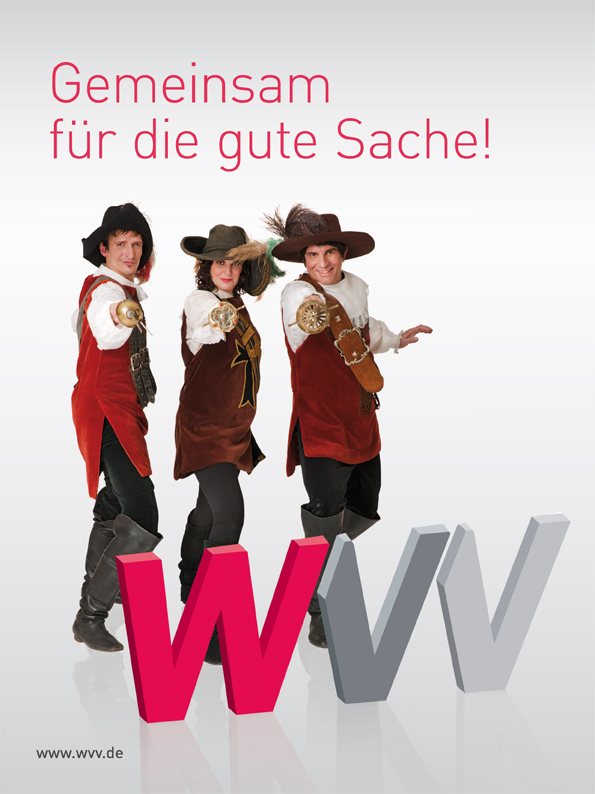 WVV Kampagne "3 Musktetiere"